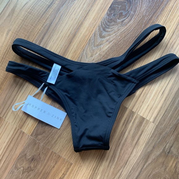 Kopper & Zink Black Mia Bikini Bottom - Picture 6 of 6